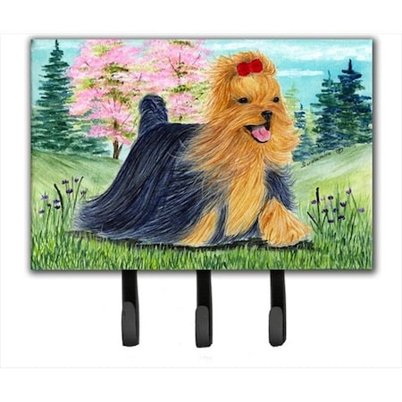 Carolines Treasures Carolines Treasures SS8188TH68 Yorkie Leash Holder Or Key Hook SS8188TH68